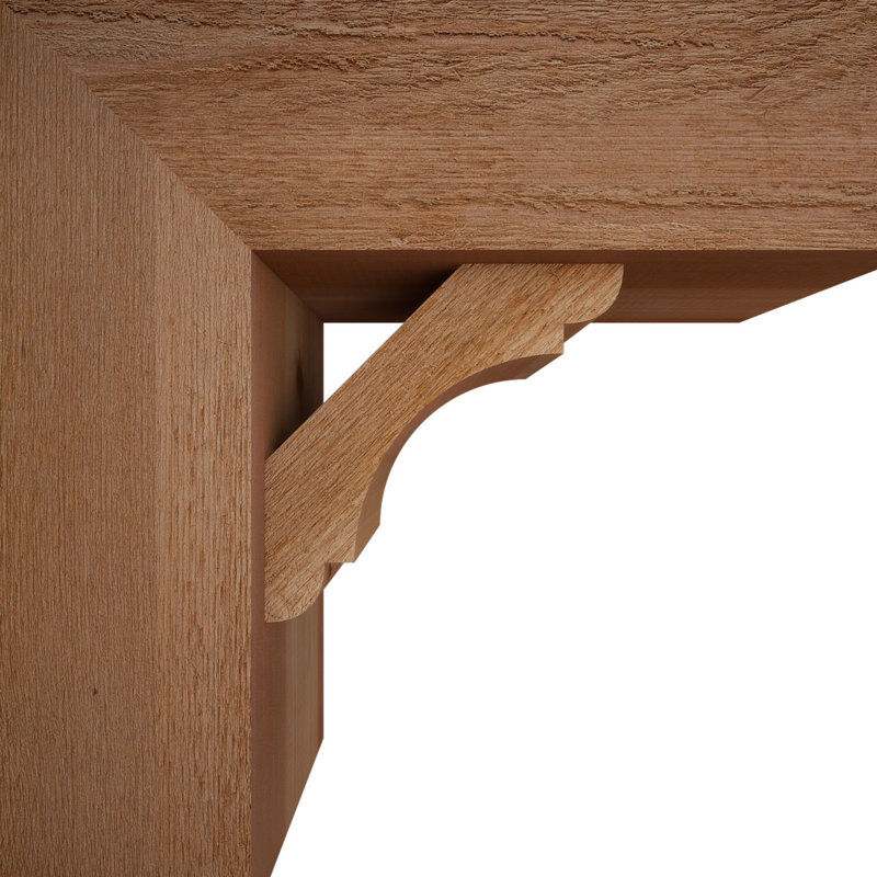 Support de bloc olympique avec entretoise décalée, 20 po x 20 po, Cèdre rouge occidental de l 8 po (scié brut)