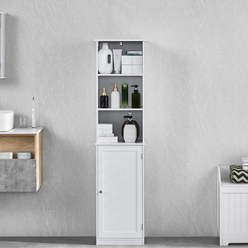 Milano Linen Cabinet, White