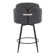 Archaimbaud Swivel Upholstered Counter Stool with Metal Frame