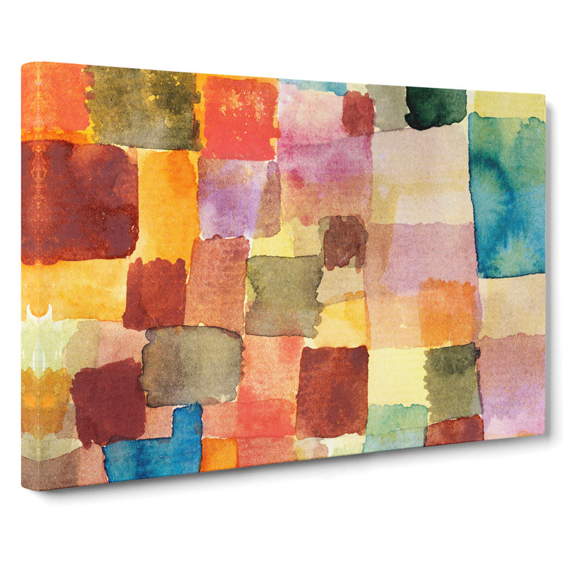 Squares by Paul Klee - Wrapped Canvas, 35cm H x 50cm W x 3cm D