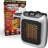 Ontel Handy Heater Turbo Heat 800W Wall Outlet Small Space Heater With Adjustable Thermostat, Programmable 12-Hour Timer, Auto Shut Off - Quiet  Space-Saving Ceramic Mini Heater (Packaging May Vary)