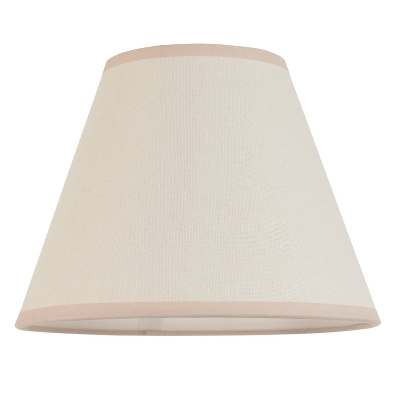 Ivy Tapered Lamp Shade finished in Vintage White, 18.5cm H x 12.5cm W x 25cm D