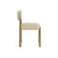 Bayard Dining Chair - Antique Brass - Napa Beige / Santa Cruz Oatmeal
