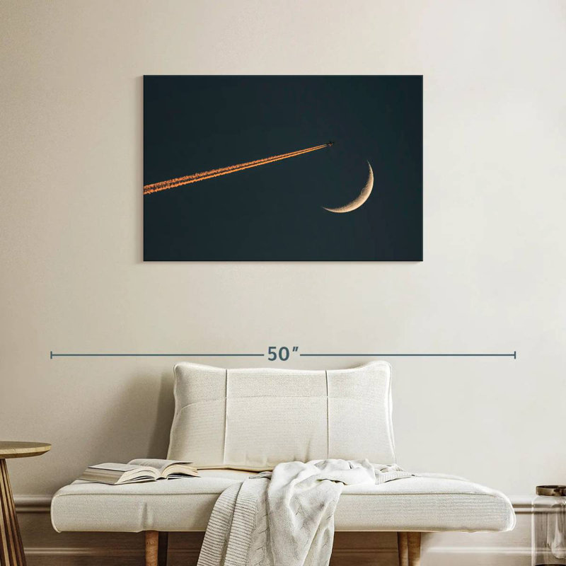 Oberle Nighttime Plane Flight, 24" H x 36" W