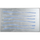 Silver Abstract Print by Robert Robinson