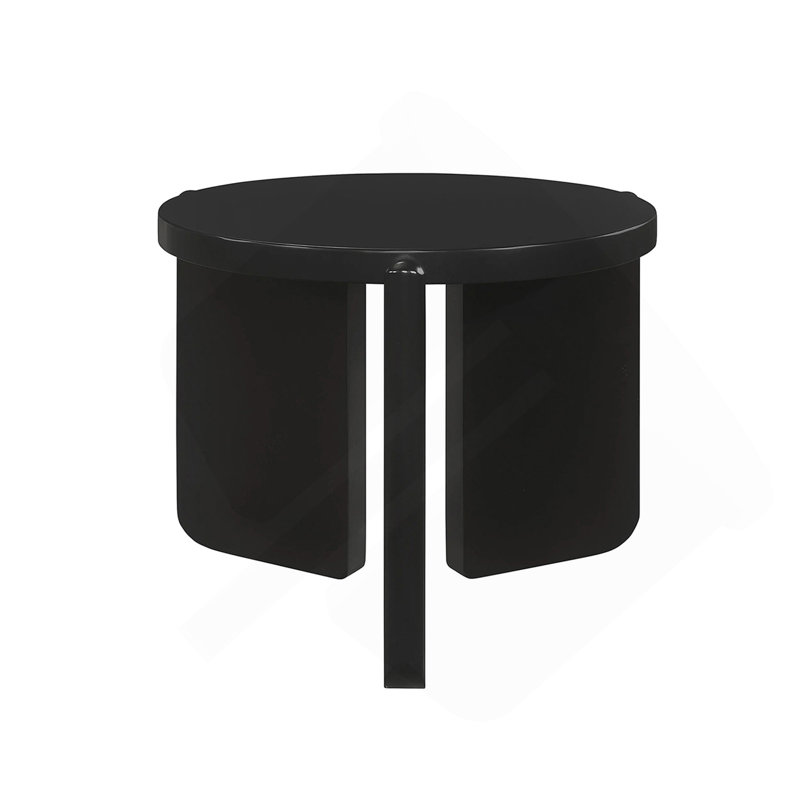 Table de bout ronde en bois