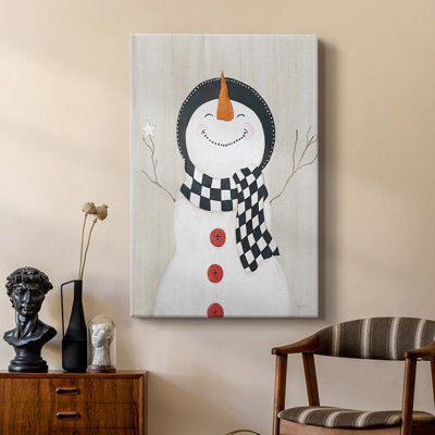 Bonhomme de neige festif II - galerie Cavas sur mesure