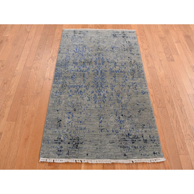 Zymeire One-of-a-Kind 3'1" X 5' New Age Silk Area Rug