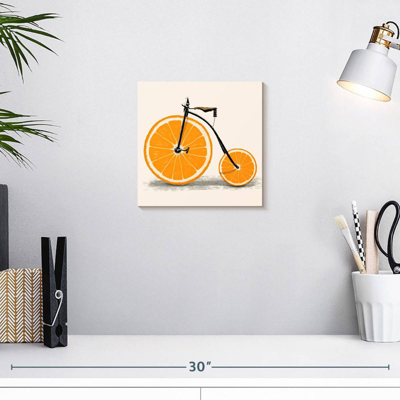 Mehar Clockwork Orange Bicycle, 10" H x 10" W