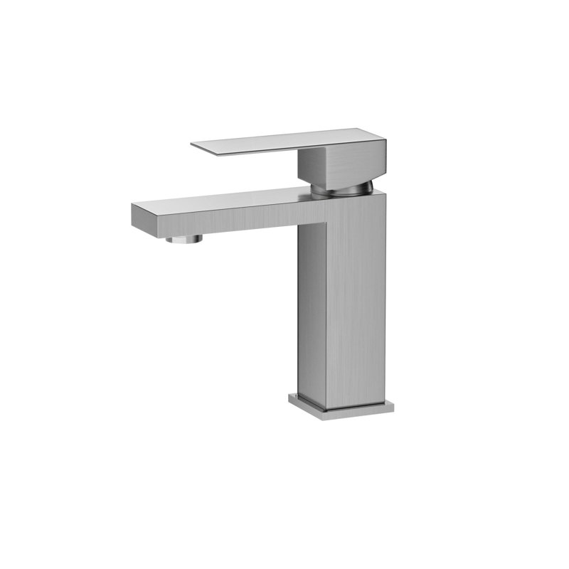 Single Hole Bathroom Faucet with Drain Assembly, Brushed Nickel