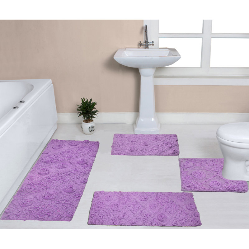 Ensemble de tapis de bain Schoenberger, Mauve