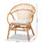 Benicia Modern Bohemian Rattan Dining Chair