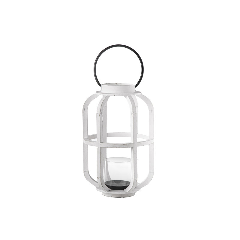 15.75'' H Wood Floor Lantern