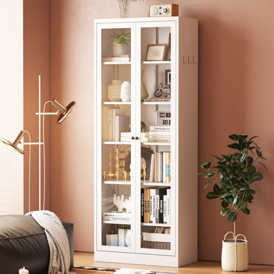 Durable Metal Office Storage Cabinet - Easy Assemble, Multi-Use for Office, Living Room,Study Room by Latitude Run