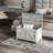 30" Gray Wood Grain Storage Container With Abundant Capacity - For Bedroom, Entryway, Living Room Chest By Grain, Hinge & Lift Top Room, Entry