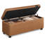 Banc de rangement en cuir-106893664