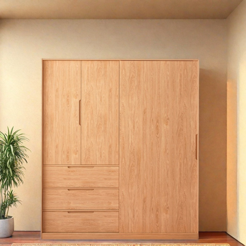 Modern Simple Wardrobe, H 83 po x l 79 po x P 24 po