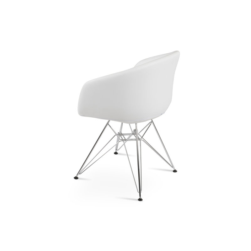 Fauteuil tour Tribeca, Noir, Chrome