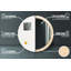 Huldar Glass Flat Wall Mirror