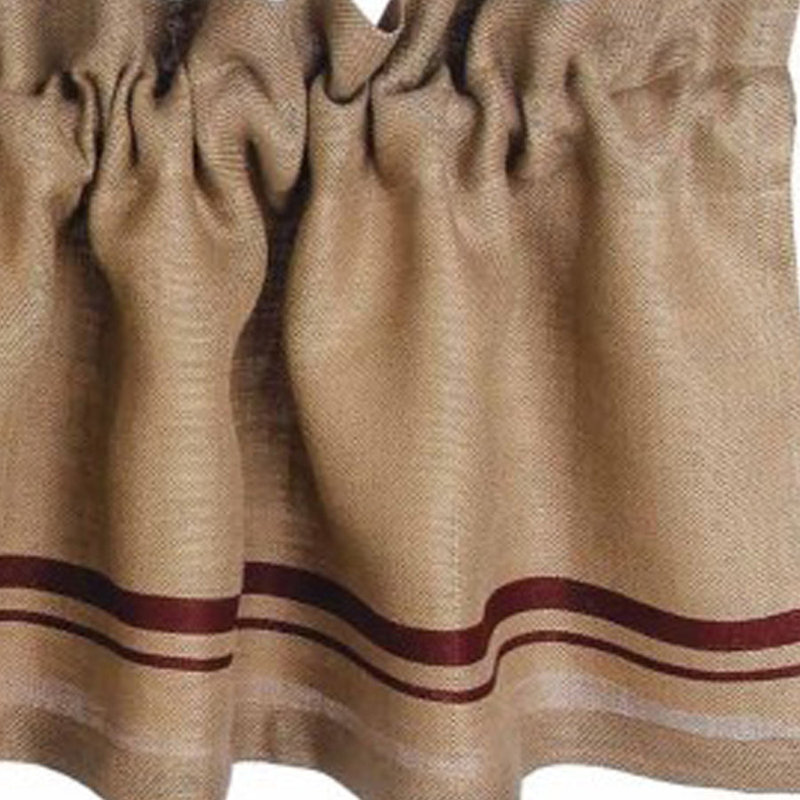 Cedres Cotton Striped Window Valance