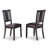 5 Piece Dinette Set for 4 Includes a Rectangle Dining Table with Butterfly Leaf and 4 Faux Leather Dining Room Chairs, Black