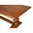 Lionisio Trestle Table, Noce Antica