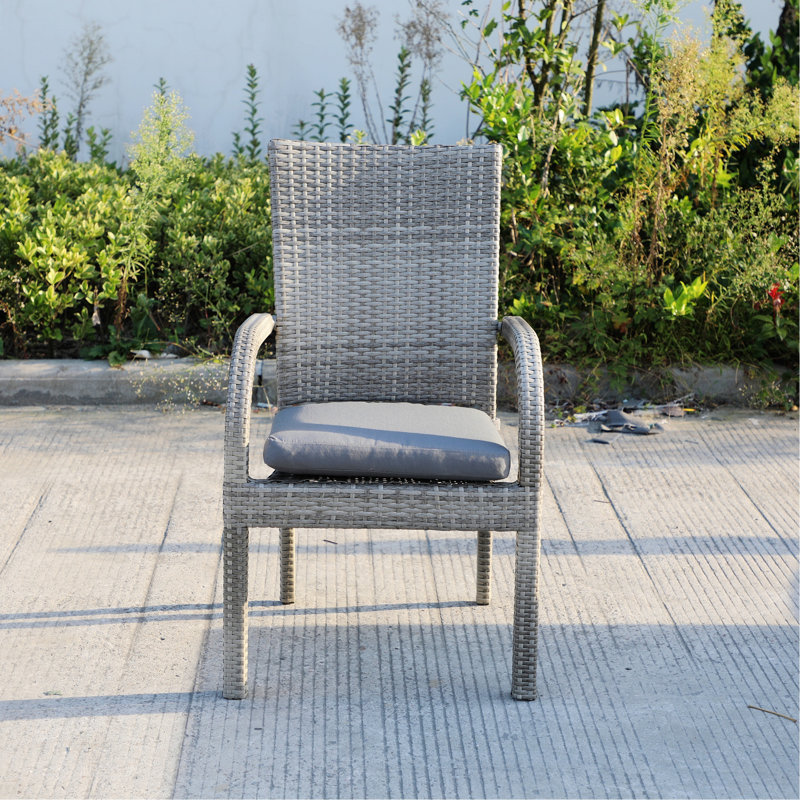 Ensemble de table de salle à manger multifonctionnel avec 8 chaises, ensemble de table de salle à manger de patio, Gris