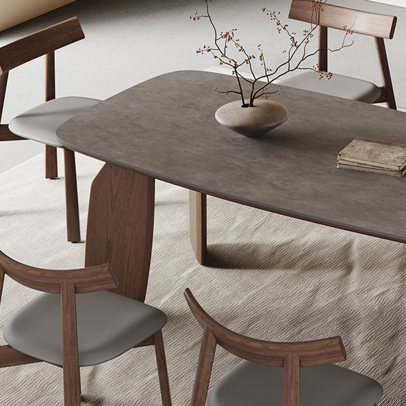 Ensemble de table de salle à manger rectangulaire rétro Retro, H 29,5 po x L 63 po x l 31,5 po
