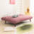 Jolee 70.4" Mid Century Modern Velvet Armless Convertible Futon, Twin Size-1439845803