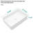 Midhurst Stain Ceramic Rectangular Bathroom Sink - White, Modern Look, Easy To Clean White For Modern, Stylish, Stains And Acids