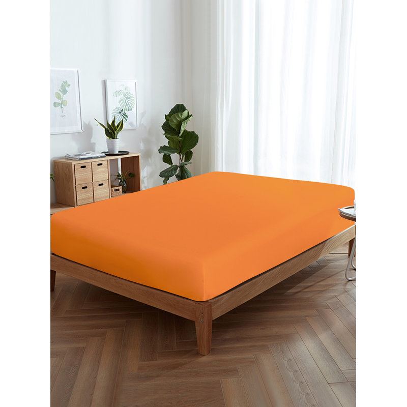Drap-housse, Orange, Grand