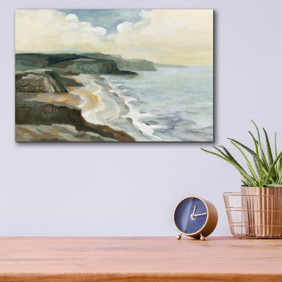  «Irish Coast Dark» par Silvia Vassileva, art mural en verre acrylique, 16 po x 12 po