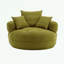 Canapé simple en chenille avec coussins-276592243