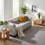Canapé Chesterfield à accoudoirs roulés de 84,65 po, canapé en cuir de polyuréthane 3 places avec capitonnage à boutons profonds, canapé de salon classique avec structure robuste, imperméable et résistant aux taches-132685753