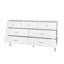 Commode 7 tiroirs, grande commode, armoire d'appoint