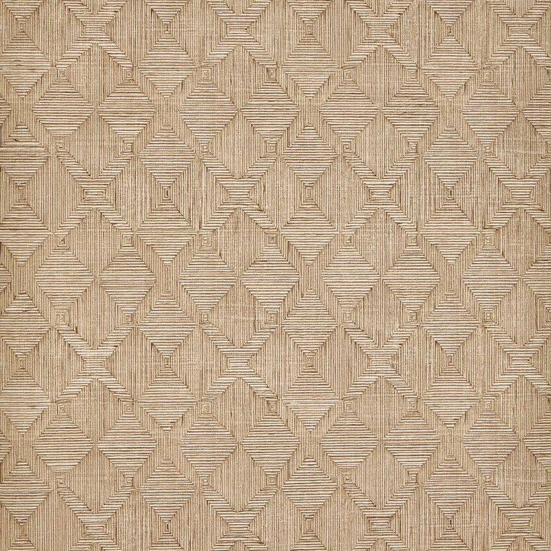 Papier peint adhésif Hoffmann par Jeremiah Brent, Marron clair