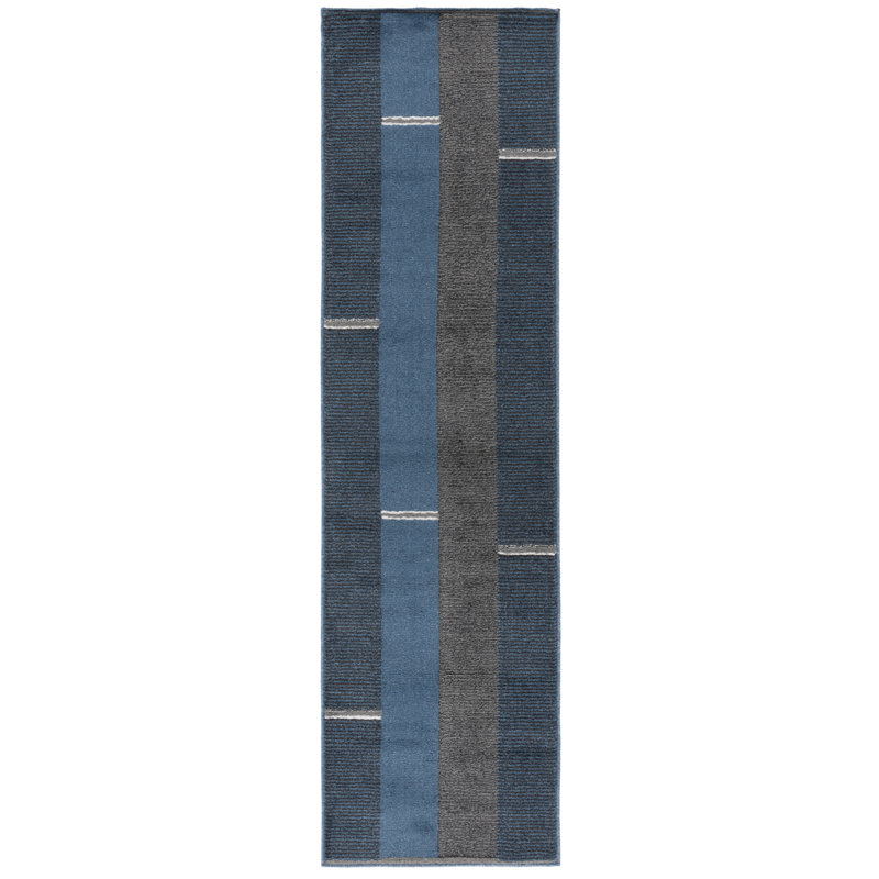 Kosuna Performance Striped Rug, Runner 2'2" x 8'