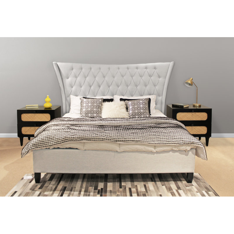 Angellie Upholstered Platform Bed, King