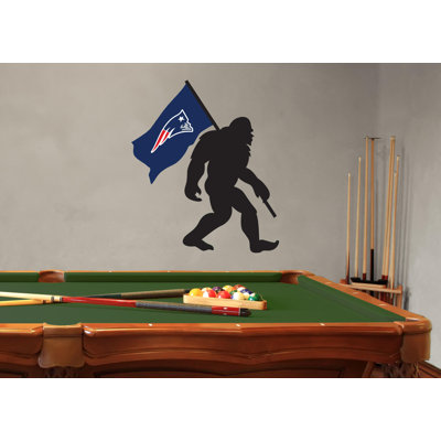 New England Patriots Big Foot Wall Decal