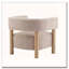 Fauteuil d'appoint rembourré Boucle-120243534