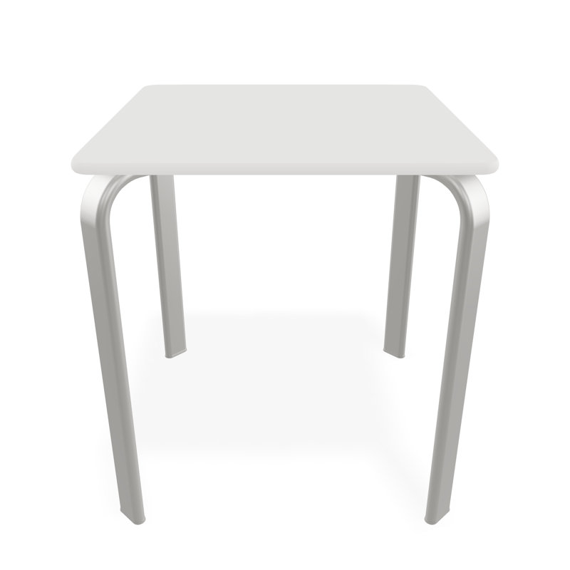 Dash Outdoor Square Side Table, Snow