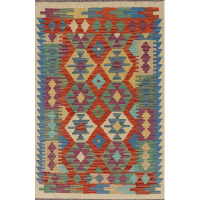 South Western Kilim Oriental Accent Rug 3x5