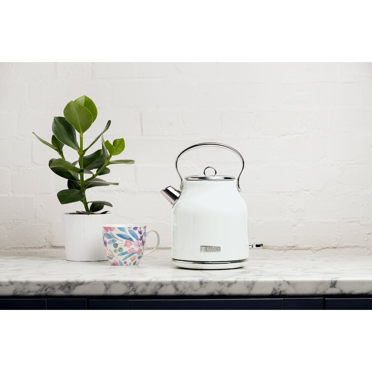 Haden Heritage Stainless Steel Electric Kettle - English Rose, 1.7