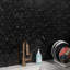 Morgana Polished Marble And Brass Mosaic-2109376904