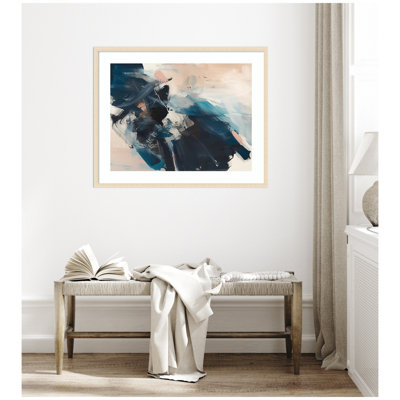 Impression d'art mural encadré «Deep Blue Momentum II» par Amy Lighthall