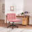 Modern Office Chairs with Wheels, Wide Seat Armless Swivel Task Chair for Home Office-2094752180