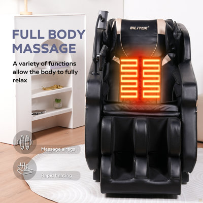 Massage Chair Recliner with Zero Gravity with Full Body Air Pressure