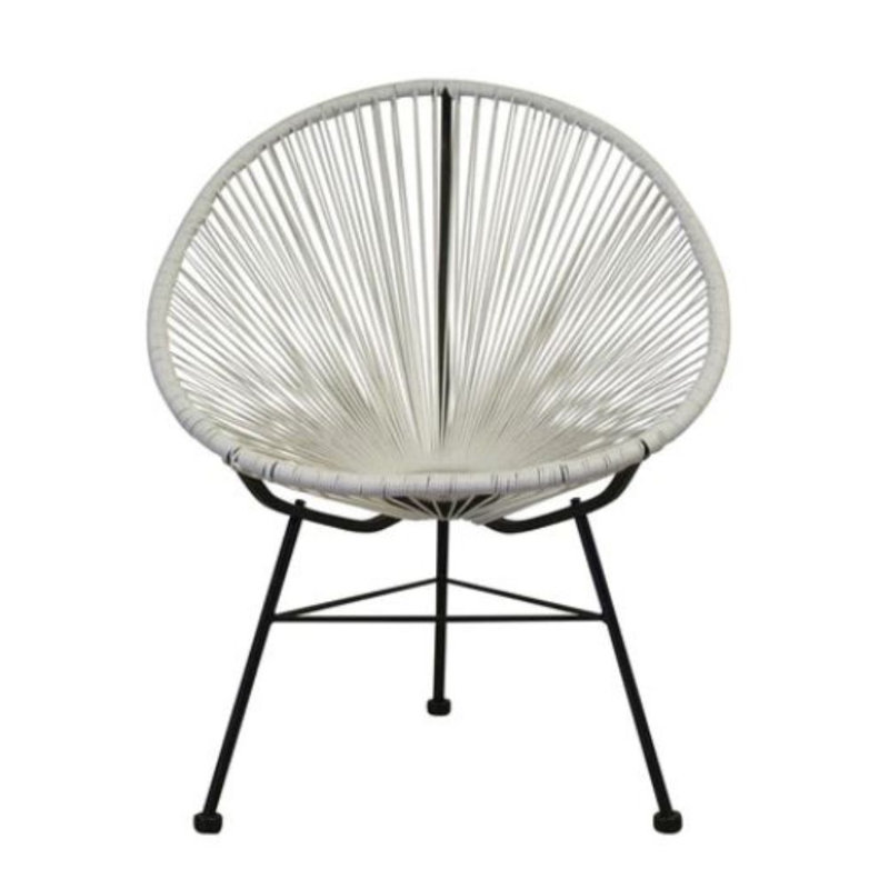 Chaise d'extérieur 11,5 po Kholton Kids, Blanc