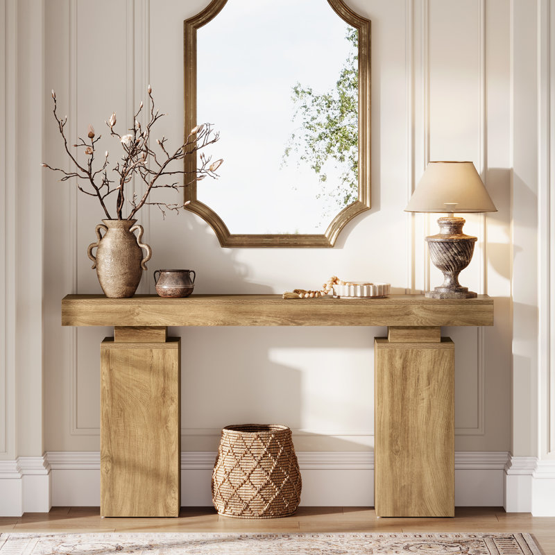 63-Inch Farmhouse Console Table