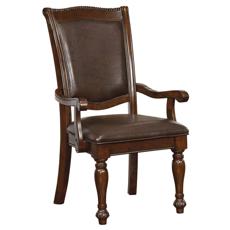 Fauteuil Montcalm, Brun / cerisier